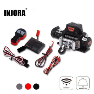 Cabrestante eléctrico y control remoto INJORA para 1:10 radiocontrol TRX4 Axial SCX10 II Redcat - Imagen 1 de 12