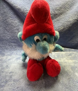 VTG Papa Smurf with Tags by Wallace Berrie 1979 #601 - Picture 1 of 11