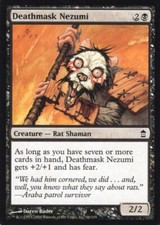 4X DEATHMASK NEZUMI BLACK SAVIORS OF KAMIGAWA MTG MAGIC NM X4 (yourdeckbuilder)