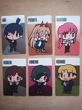 Chainsaw Man card set of 6, Makima Power Aki Kobeni Himeno MADE IN JAPAN ENSKY