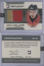 2007-08 ITG Superlative Game-Used Jersey Gold /10 Dany Heatley #GUJ-20