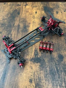 Yokomo 1/10 RC Drift Car Chassis MD 1.0 Red Version unused Assembled Set - Picture 1 of 12