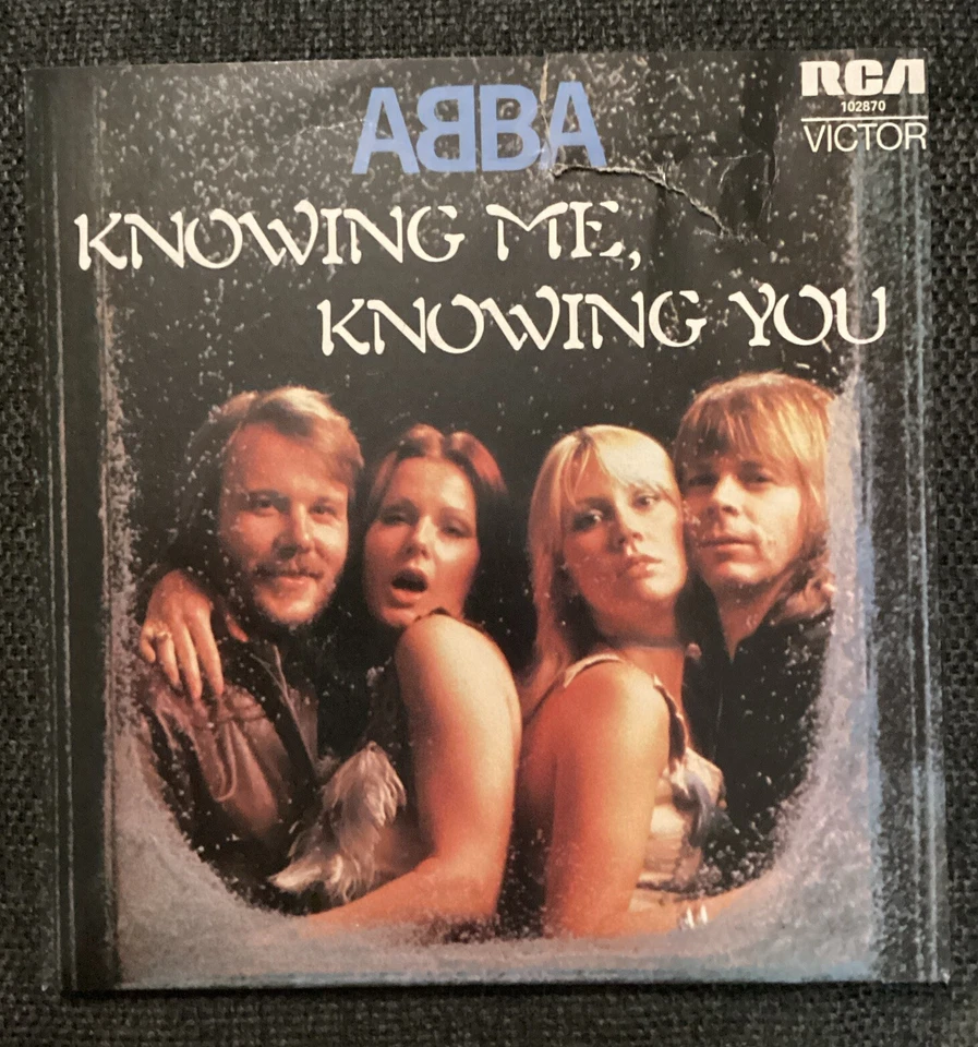 *ABBA "Knowing Me,Knowing you / Happy Hawaii"  7" Vinyl Record 45rpm Tear Cover - Image 1 of 1