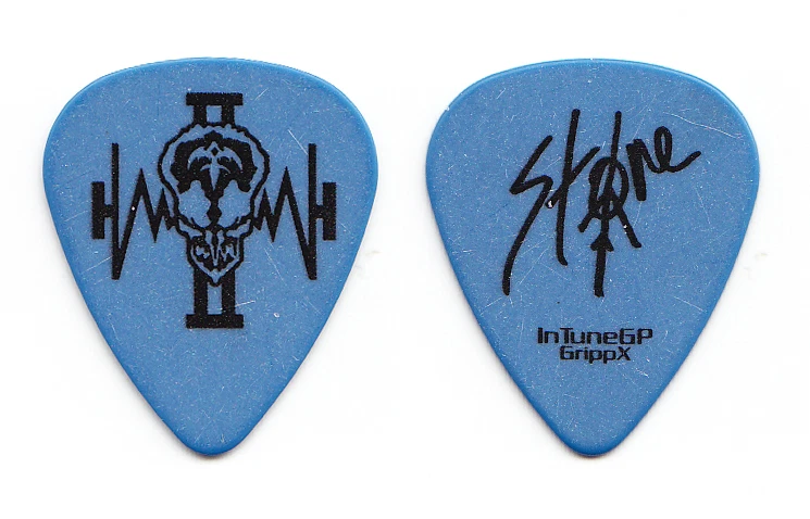 Queensryche Mike Stone Blue Guitar Pick - 2006 Operation Mindcrime II Tour - Image 1 of 1