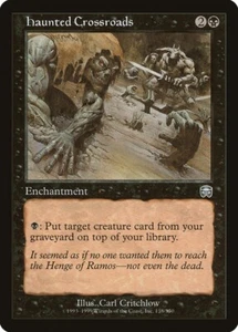 Haunted Crossroads englisch near mint Mercadian Masques - Bild 1 von 1