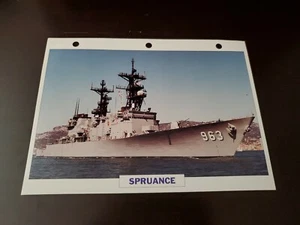 USS Spruance foto e scheda informativa 1973 - Foto 1 di 2