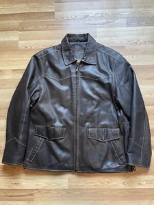 Rogue Leather Jacket Size L By Reilly Olmes! Cool Western Cut! Make An Offer! - Picture 1 of 14