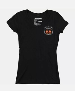 FMF Apparel Foundation 66 Caselli Women's Tee T-Shirt Black Ladies Girls Small S