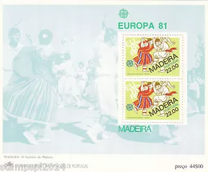 PORTUGAL / MADEIRA S/ S EUROPA CEPT (1981) MNH - Picture 1 of 1