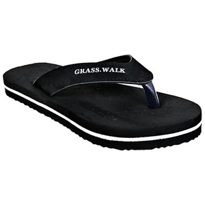 Flip Flops Women's Sandals Flat Black Slippers Beach Water Classic PVC Non-Slip - Picture 1 of 6