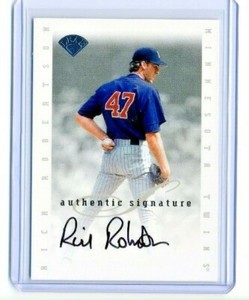 Rich Robertson 1996 Leaf Authentic Signature Series On Card Autograph Auto