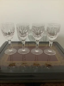VTG Waterford Kildare Crystal White Wine Glasses 5-3/4” Set of 4 - Picture 1 of 7