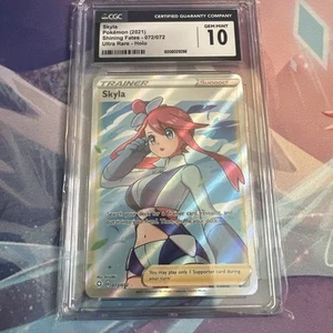 cartas pokemon Skyla Shining Fates CGC 10 72/72 - Imagen 1 de 1