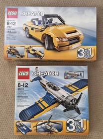 LEGO Creator 3 in 1.  Lot of 2 Sets 31011, 5767 with boxes and instructions