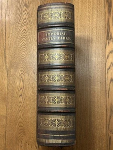 1870 ENORME kaiserliche Familie heilige BIBEL König James Blackie illustriert 72 Platten - Bild 1 von 24