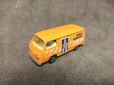 Vagón Majorette VW Fourgon hecho en Francia #dafc39 1:60 №244 de colección raro  Foto 1 de 4