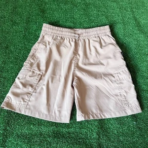 abercrombie kids Elastic Waist Cargo Pockets Regular Fit Beige Short Size 13/14 - Picture 1 of 13