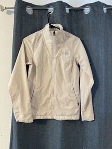Giacca a vento The North Face donna taglia S bianca avorio nylon zip - Foto 1 di 10