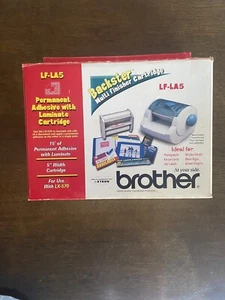 Brother LF-LA5 Permanent Adhesive with Laminate Cartridge 5" wide for LX-570 - Picture 1 of 5