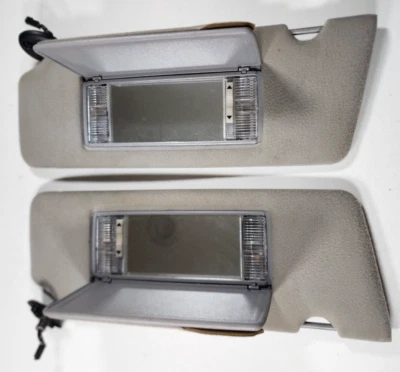 1993-1998 Jeep Grand Cherokee ZJ Sun Visor Driver Side Cloth OEM Gray - Image 1 of 4