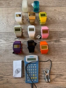 11 WATCH O.D.M. (9 LINK +2 PIXEL) NEW OLD STOCK + SETTING MACHINE NOS - Foto 1 di 13