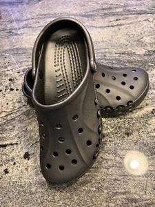 BAYA CROCS Dark Grey / Graphite Unisex UK Men 11 New (Pls see description) - Picture 1 of 14