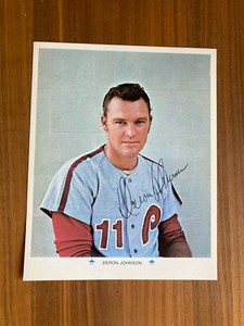 Arco Deron Johnson Philadelphia Phillies Baseball Photo 1971