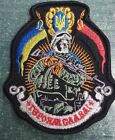 Ukraine Patch - Glory to heroes soldier with machine gun ZSU coat of arms