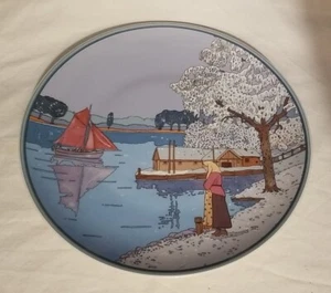 Wunderschöner Zauberstab Teller Heinrich Porzellan Villeroy u Boch Fischer Winter 9,75" - Bild 1 von 6