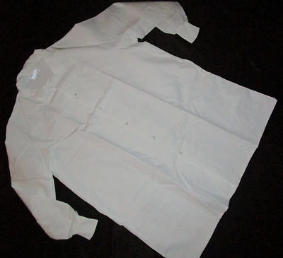 Best Medical Unisex L/S Lab Coat Knit Cuffs 42" Length White Size 2X   - Image 1 of 3