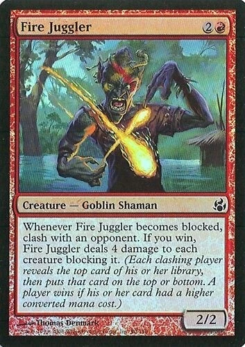 MTG - Morningtide - Fire Juggler - 2X - Foil - NM - Image 1 of 1