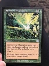 Explosive Vegetation Onslaught MTG Magic the Gathering NM