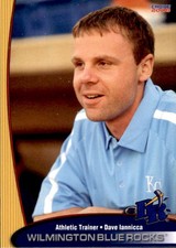 2008 Wilmington Blue Rocks Choice #30 Dave Iannicca Fredericksburg Virginia Card