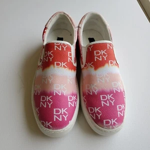 DKNY Case Slip On Sneaker Red/Jun Fch Women Size 7 K1123404 - Picture 1 of 9