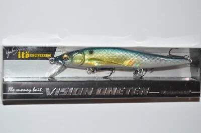 megabass ito vision 110 oneten USA suspending jerkbait gg threadfin shad 1/2oz - Image 1 of 4