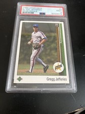 1989 Upper Deck Gregg Jefferies #9 PSA 9 MINT