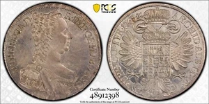 Austria 1765 Thaler Dav 1122 Hall PCGS Unc Details Cleaned - Picture 1 of 4