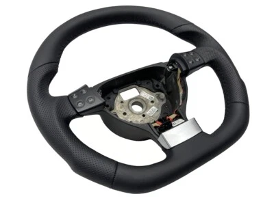 Tuning Lenkrad Lederlenkrad Multifunktion Vw TOURAN 1T TIGUAN 5N ABGEFLACHT - Bild 1 von 4