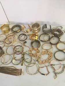 Lote de Tamaños Surtidos Mezcla 50+ Piezas Collares, Pulseras Tono Oro Cobre - Imagen 1 de 19