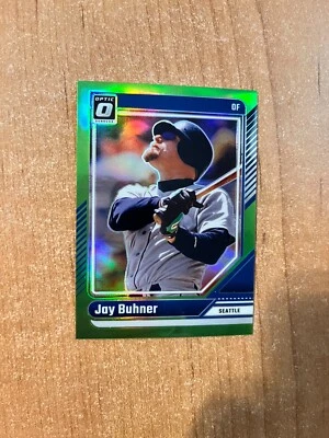 Béisbol Donruss 2024 - Jay Buhner - #34 Green Optic Prizm #d/149 Foto 1 de 2