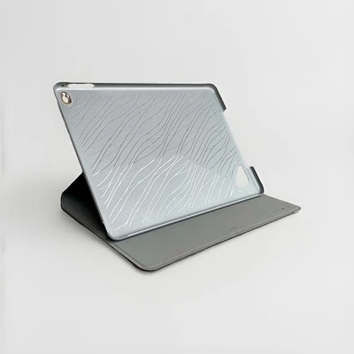 IPad Air 2 Hülle und Ständer, höhenverstellbar, drehbar, schwarz, unbenutzt - Bild 1 von 4