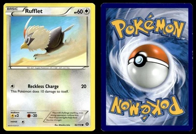 RUFFLET 92/114 COMMON STEAM SIEGE POKEMON - Image 1 of 4