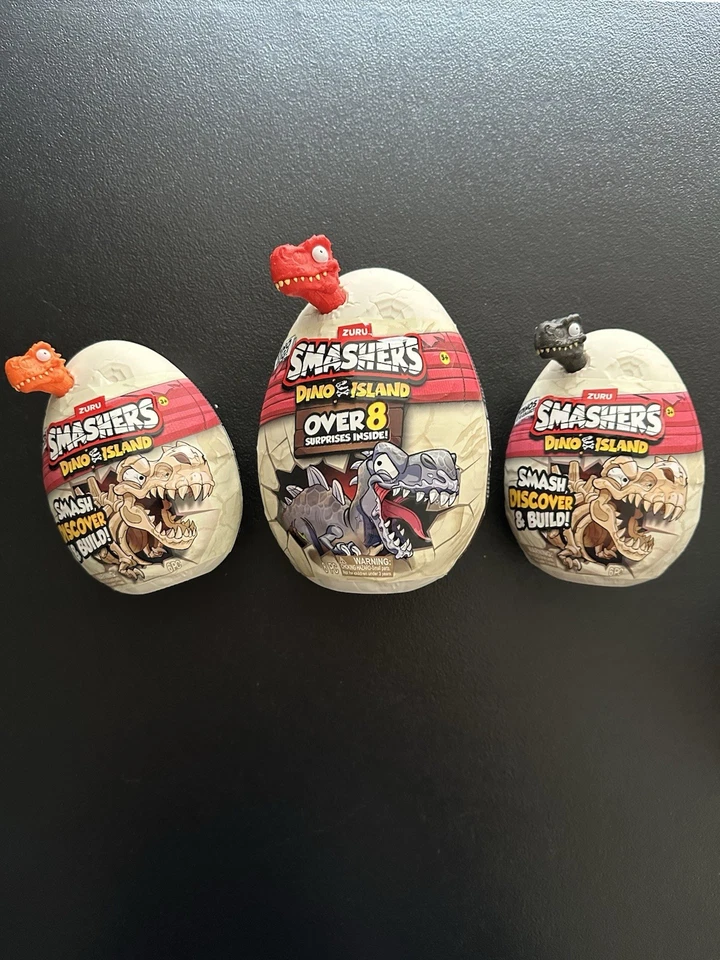 Zuru Smashers Dino Island ~ Juego de 3 Foto 1 de 1