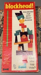 Vintage 1954 Saalfield Blockhead Das Partyspiel für alle komplettes Spiel - Bild 1 von 5