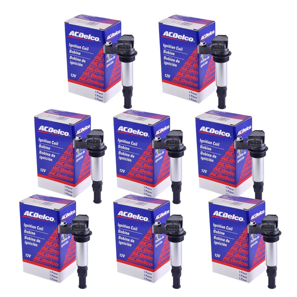 Juego de 8 bobinas de encendido AcDelco BS-C1508 para Cadillac Chevrolet Saab Buick 04-09 Foto 1 de 4