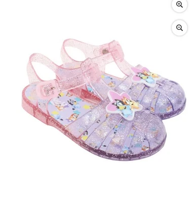 Sandalia de pescador de gelatina ombre azul para niñas pequeñas talla 8 Foto 1 de 4