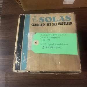 SOLAS JESKI, SEADOO IMPELLER SD-75 New In Box. STAINLESS STEEL, OEM - Picture 1 of 3
