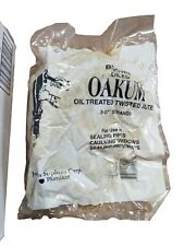 (5) Bags Jones Stephens OAKUM Brown Oiled Oakum 