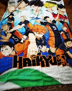 Haikyu 3PCS Bedding Set Soft Duvet/Comforter/Quilt Cover Pillowcase Queen NEW - Picture 1 of 2