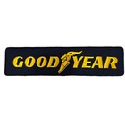 VINTAGE Goodyear Tires Large Embroidered Patch 2 7/8"x12.5" c1960